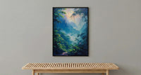 Monteverde Cloud Forest Art Print, Costa Rica Decor - Ethereal Nature Poster