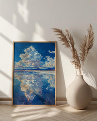 Salar De Uyuni Poster, Bolivia Salt Flats Decor - Surreal Landscape Art