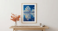 Salar De Uyuni Poster, Bolivia Salt Flats Decor - Surreal Landscape Art