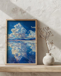 Salar De Uyuni Poster, Bolivia Salt Flats Decor - Surreal Landscape Art
