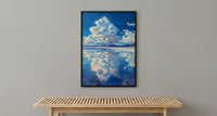 Salar De Uyuni Poster, Bolivia Salt Flats Decor - Surreal Landscape Art