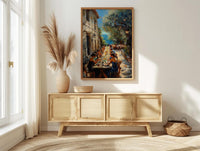 Tuscany Wedding Feast Art, Rustic Italian Decor - European Wedding Gift