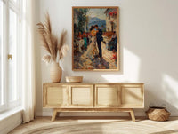 Polish Folk Wedding Art, Central Europe Decor - Anniversary Gift