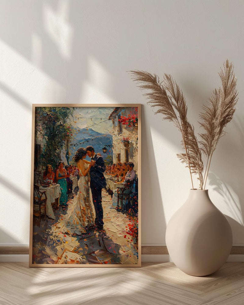 Polish Folk Wedding Art, Central Europe Decor - Anniversary Gift