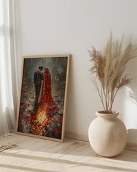 Saat Phere Print, Hindu Wedding Ceremony Art - Spiritual Wall Art