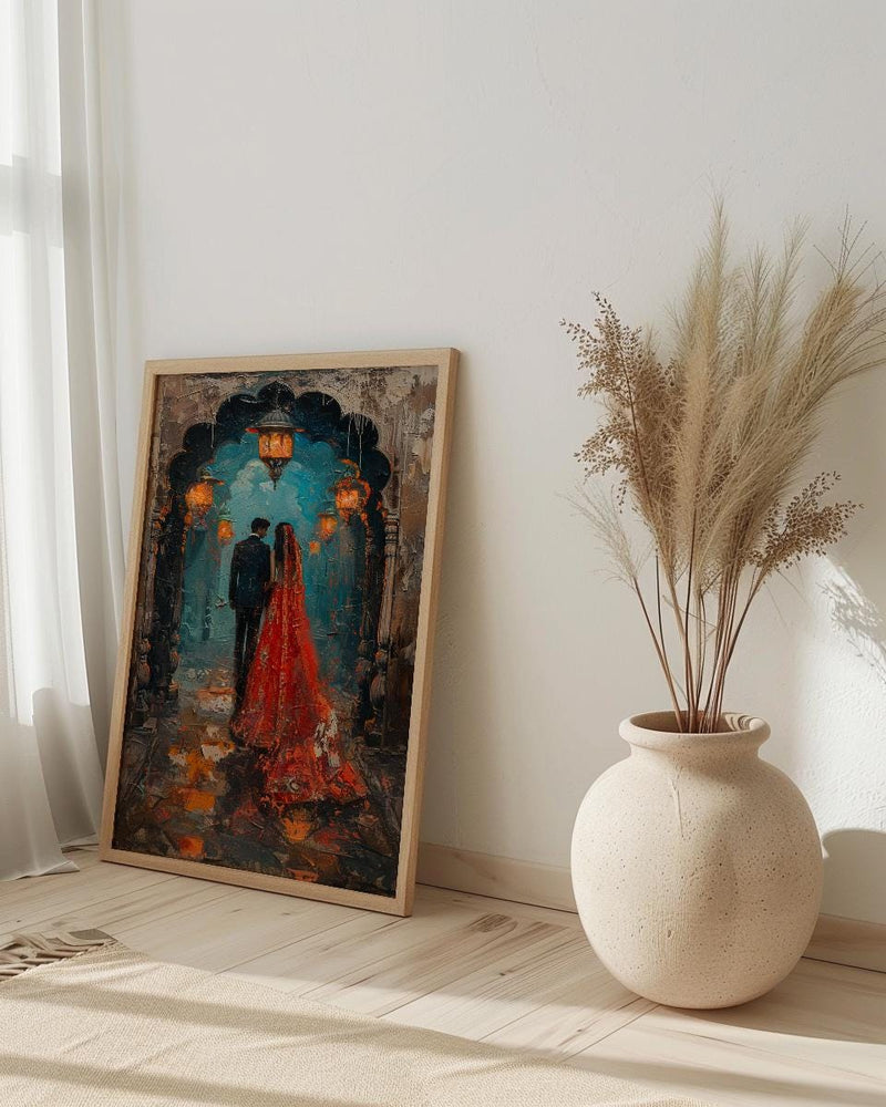 Rajasthan Palace Art, Royal Indian Wedding - Luxury Desi Gift
