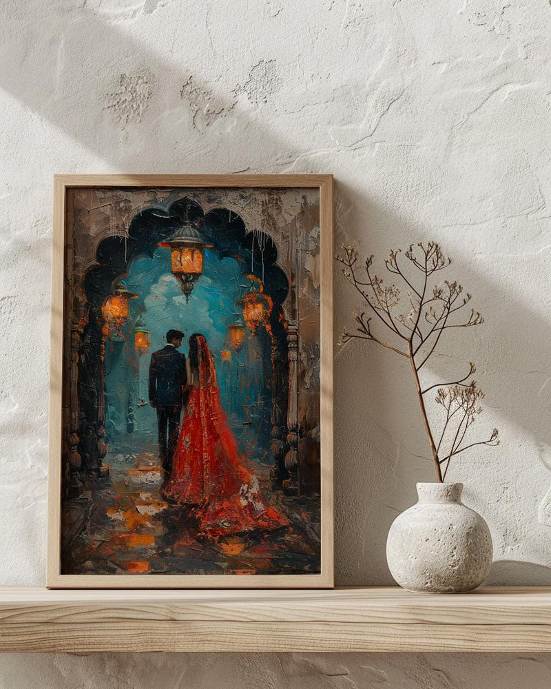 Rajasthan Palace Art, Royal Indian Wedding - Luxury Desi Gift