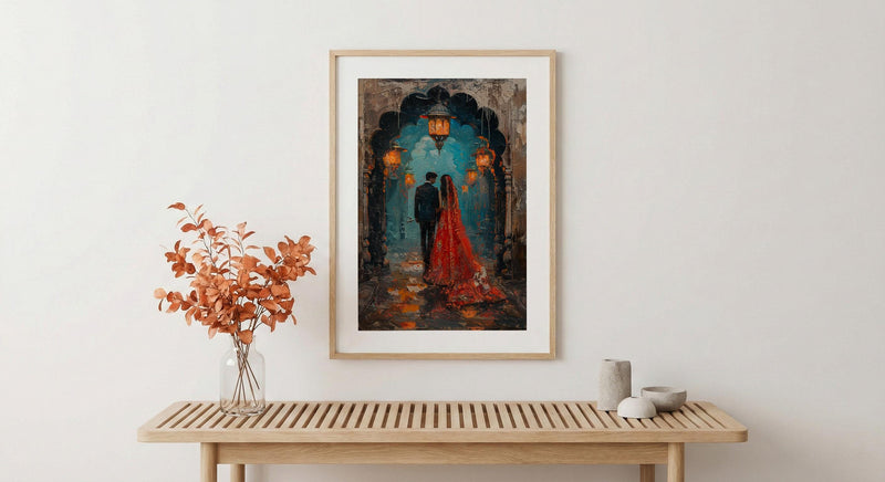Rajasthan Palace Art, Royal Indian Wedding - Luxury Desi Gift