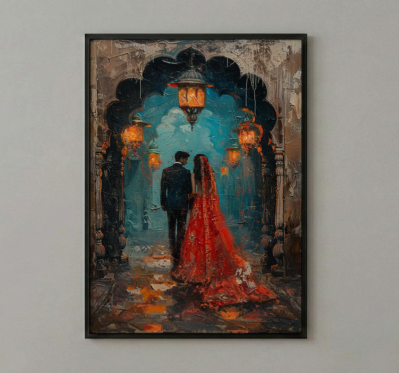Rajasthan Palace Art, Royal Indian Wedding - Luxury Desi Gift