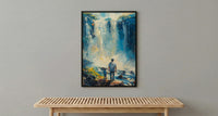 Iguazu Falls Wall Art, Father And Son Decor - Fathers Day Gift