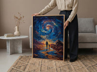 Atacama Desert Art Print, Father And Son Poster - Fathers Day Gift