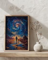 Atacama Desert Art Print, Father And Son Poster - Fathers Day Gift