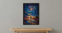 Atacama Desert Art Print, Father And Son Poster - Fathers Day Gift