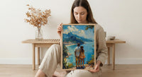 Rio De Janeiro Art Print, Father And Daughter Poster - Gift For Dad