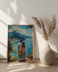 Rio De Janeiro Art Print, Father And Daughter Poster - Gift For Dad