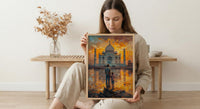 Taj Mahal Art Print, Father And Son Decor - Fathers Day Gift
