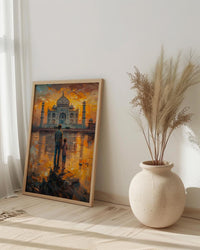 Taj Mahal Art Print, Father And Son Decor - Fathers Day Gift