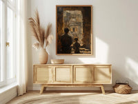 Ajanta Caves Wall Art, Father And Son Decor - Dad Birthday Gift