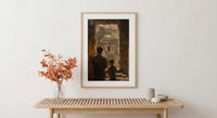 Ajanta Caves Wall Art, Father And Son Decor - Dad Birthday Gift