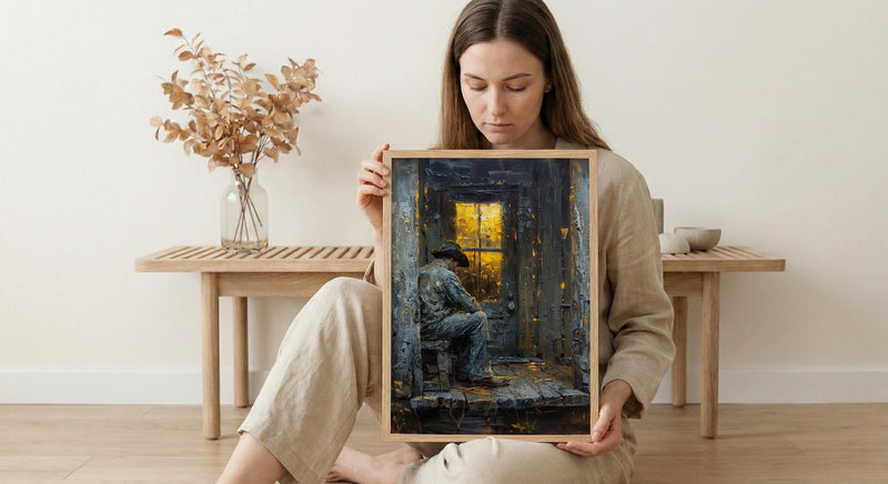 Colonial Soldier Poster, Historic Porch Decor - Vintage Americana Watch Art