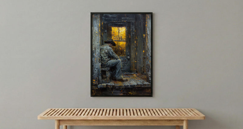 Colonial Soldier Poster, Historic Porch Decor - Vintage Americana Watch Art