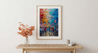 Kids 4th Of July Parade Poster, Joyful Americana Decor - Patriotic Wall Art
