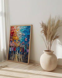 Kids 4th Of July Parade Poster, Joyful Americana Decor - Patriotic Wall Art
