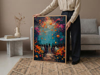 Indian Mandap Poster, Hindu Ceremony Decor - Desi Wedding Gift