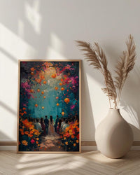 Indian Mandap Poster, Hindu Ceremony Decor - Desi Wedding Gift
