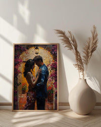 Mexican Hacienda Art, Latin Wedding Decor - Newlywed Gift