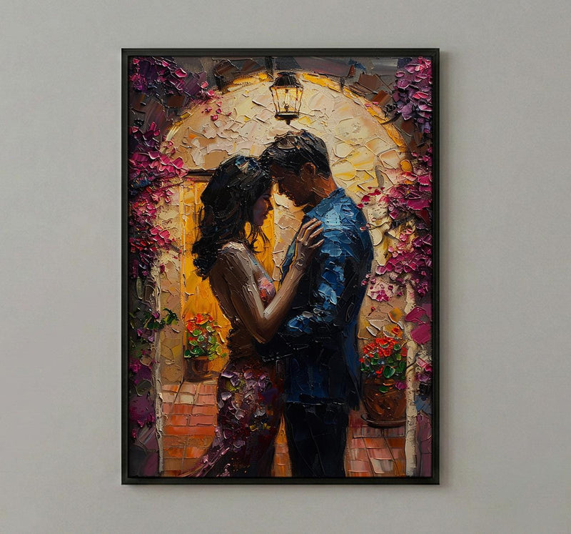 Mexican Hacienda Art, Latin Wedding Decor - Newlywed Gift
