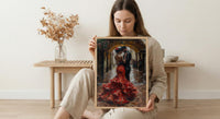 Flamenco Dancer Art, Spanish Wedding Decor - Anniversary Gift