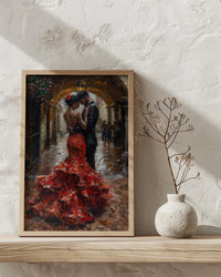 Flamenco Dancer Art, Spanish Wedding Decor - Anniversary Gift