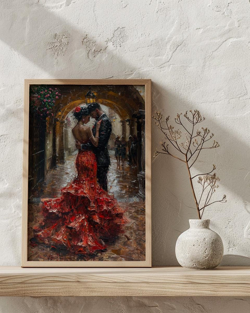 Flamenco Dancer Art, Spanish Wedding Decor - Anniversary Gift