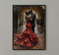 Flamenco Dancer Art, Spanish Wedding Decor - Anniversary Gift