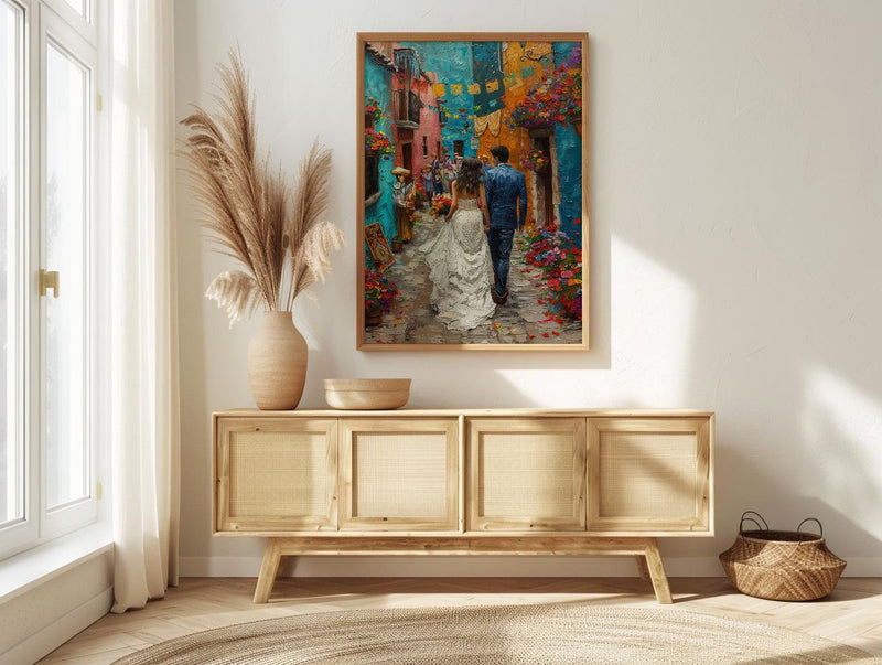 Callejoneada Art, Mexican Wedding Parade - Mariachi Decor
