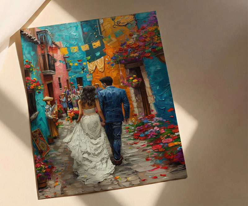 Callejoneada Art, Mexican Wedding Parade - Mariachi Decor