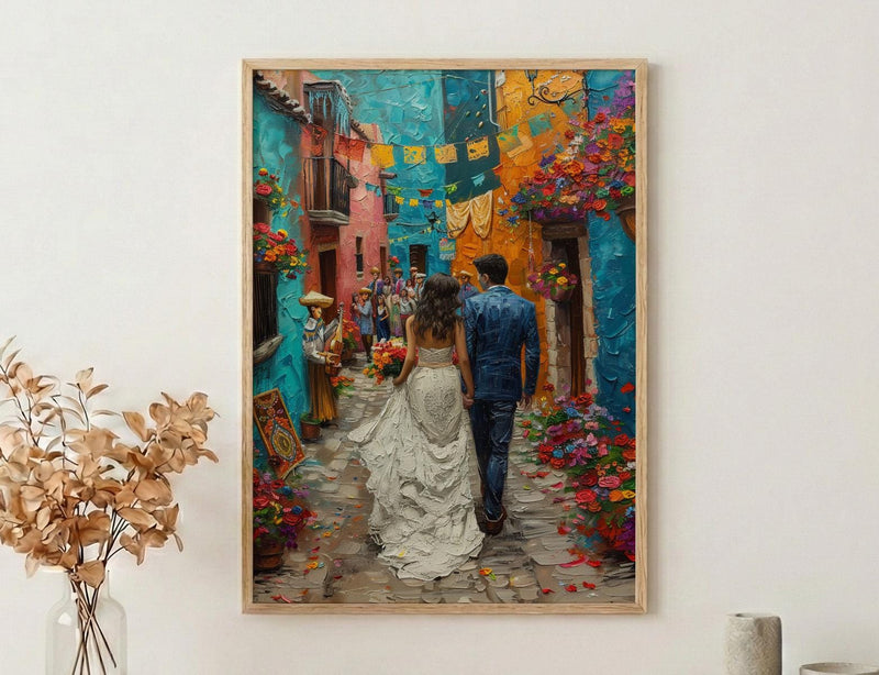 Callejoneada Art, Mexican Wedding Parade - Mariachi Decor
