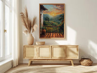 Colombia Wall Art, Eje Cafetero Print - Latin America Decor, Impasto Coffee Region Poster