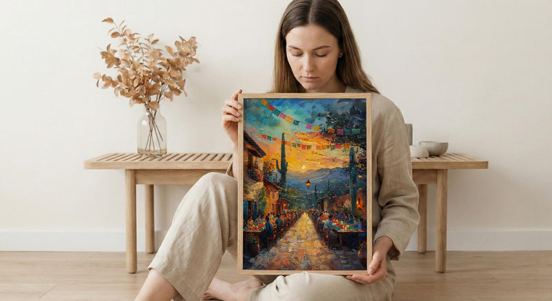 Mexican Agave Farm, Hacienda Wedding Art - Newlywed Gift