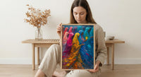 Henna Night Wall Art, Arabic Mehndi Decor - Muslim Bride Gift