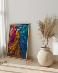 Henna Night Wall Art, Arabic Mehndi Decor - Muslim Bride Gift