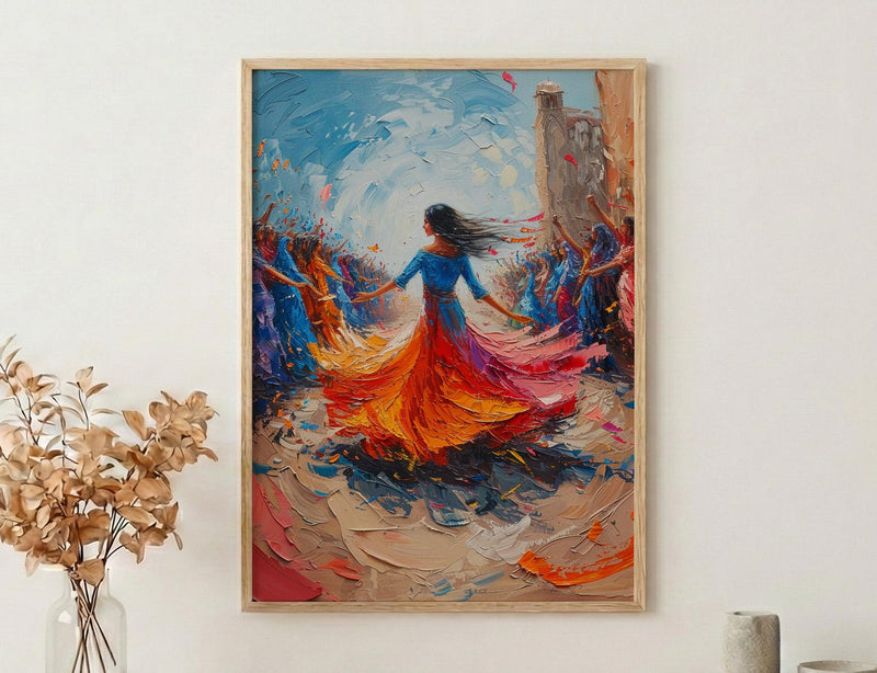 Dabke Dance Wall Art, Levantine Wedding Print - Arab Culture Gift