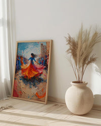 Dabke Dance Wall Art, Levantine Wedding Print - Arab Culture Gift
