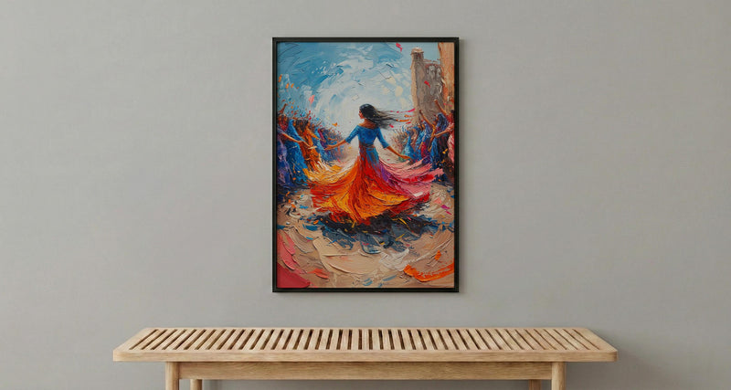 Dabke Dance Wall Art, Levantine Wedding Print - Arab Culture Gift