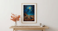 Bedouin Wedding Art, Desert Feast Decor - Arab Culture Gift