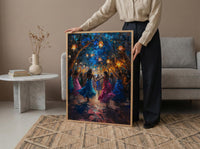 Dabke Festival Art, Levantine Dance Print - Arab Wedding