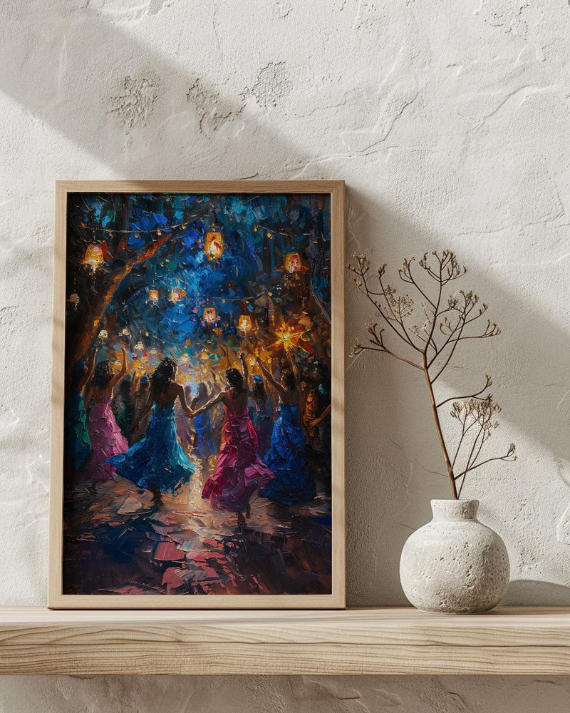 Dabke Festival Art, Levantine Dance Print - Arab Wedding