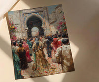 Moroccan Wedding Art, Ammariya Palanquin - Islamic Wall Art