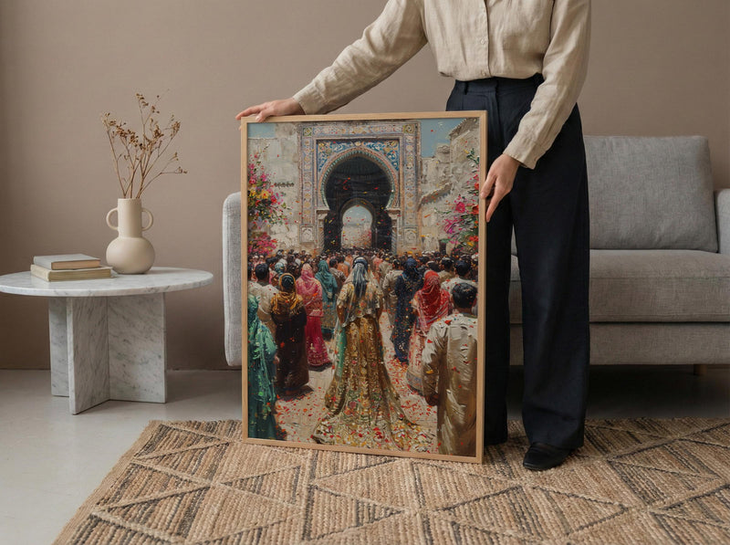 Moroccan Wedding Art, Ammariya Palanquin - Islamic Wall Art